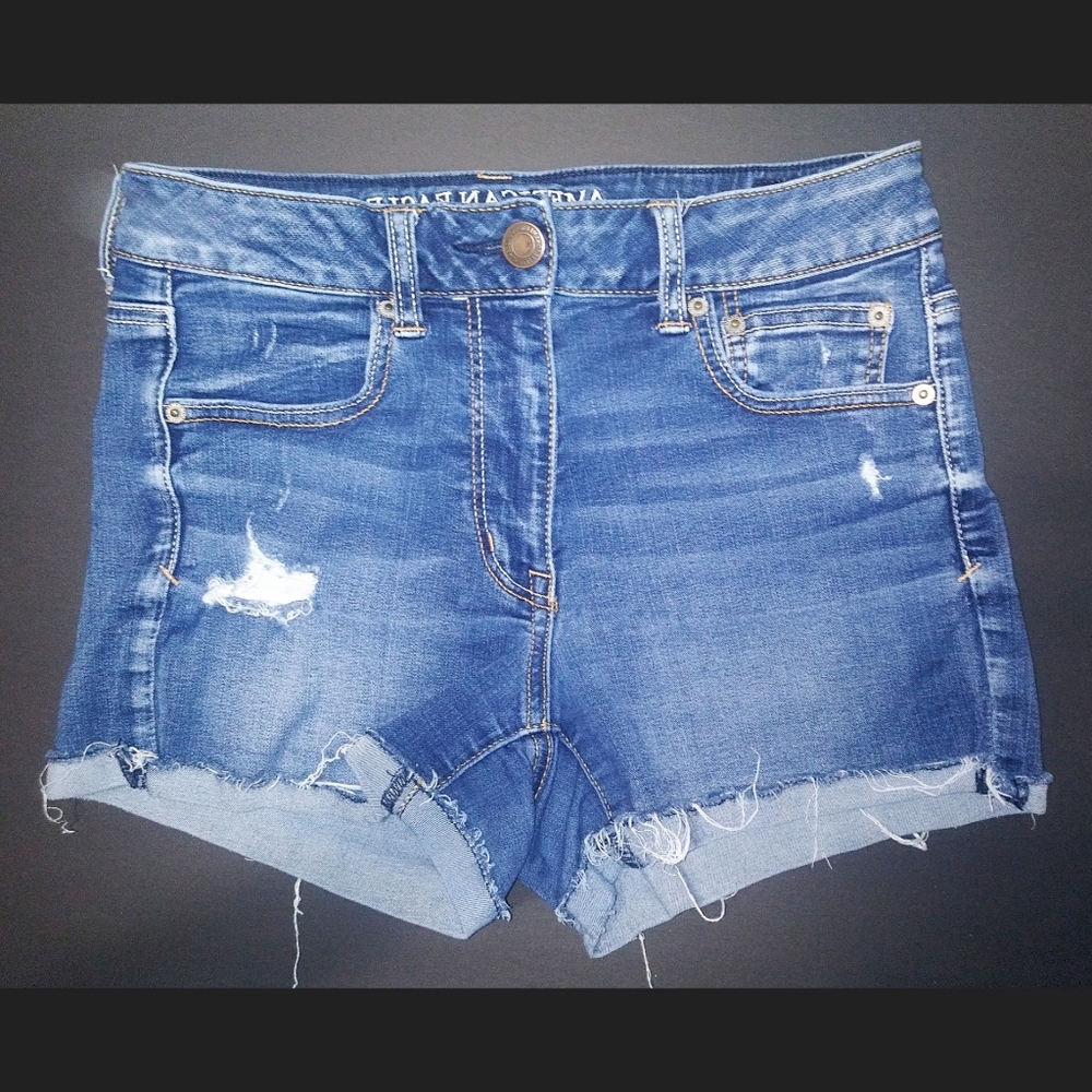 American Eagle High Rise Shorties Shorts
